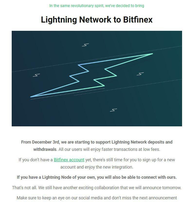 比特币闪电网络与Bitfinex集成在一起。“宽度=” 573“高度=” 602