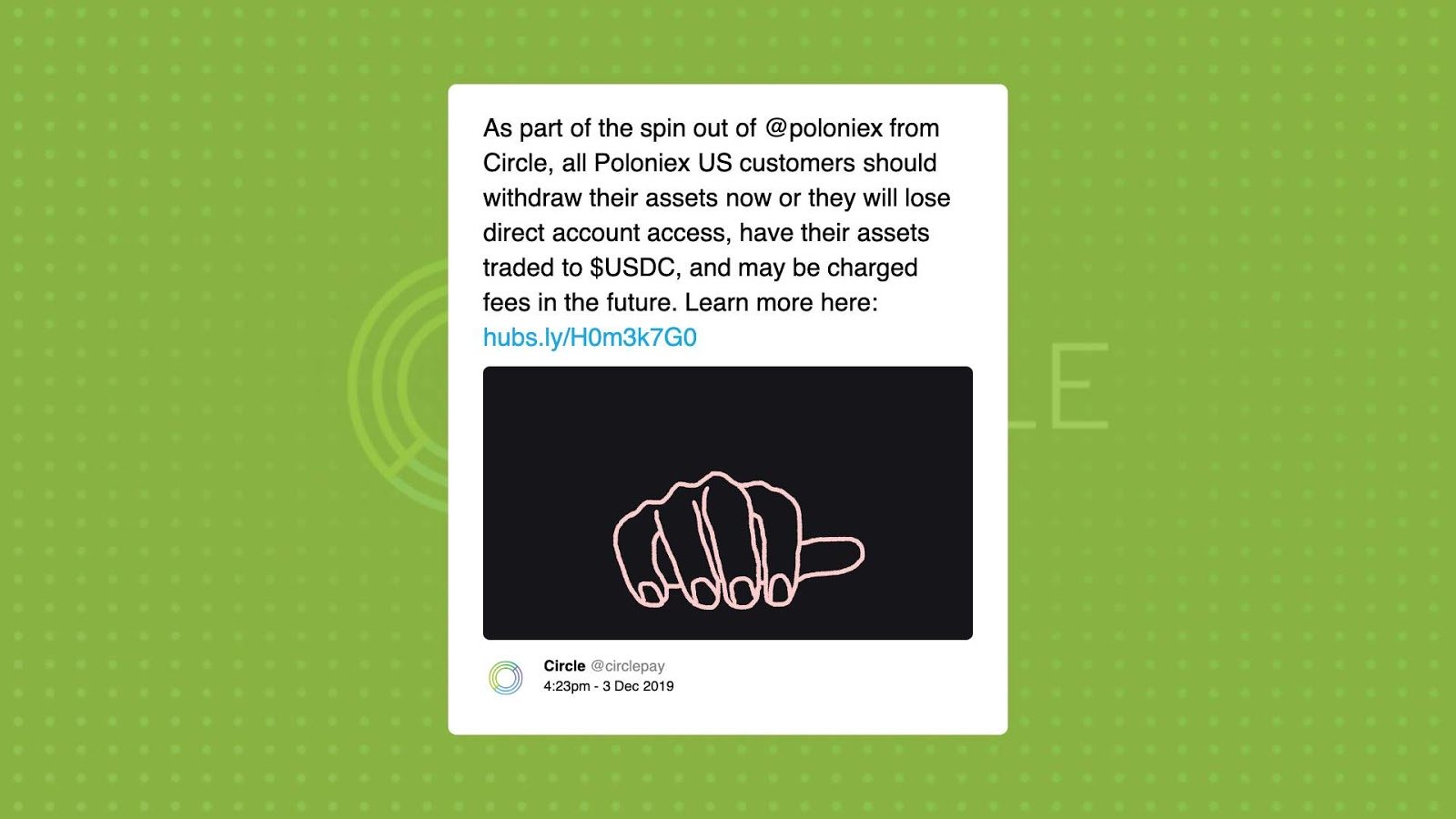 Circle警告美国的Poloniex客户将资产转换为USDC插图(1)